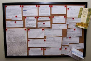 Bulletin Board-We love to hear from our listeners!