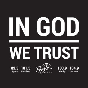 8x10 "In God We Trust" Window Cling